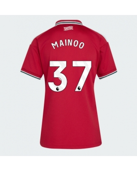Manchester United Kobbie Mainoo #37 Maglia Gara Casa Repliche 2026-27 Donna Maniche Corte Manchester United Kobbie Mainoo #37 Maglia Gara Casa Repliche 2026-27 Donna Maniche Corte
